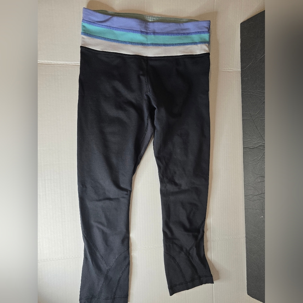 Lululemon Run Inspire Crop Speed Pace Wunder Pants Yoga 4